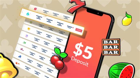 $5 Minimum Deposit Casino Canada ᐅ TOP Casino List for 2024.